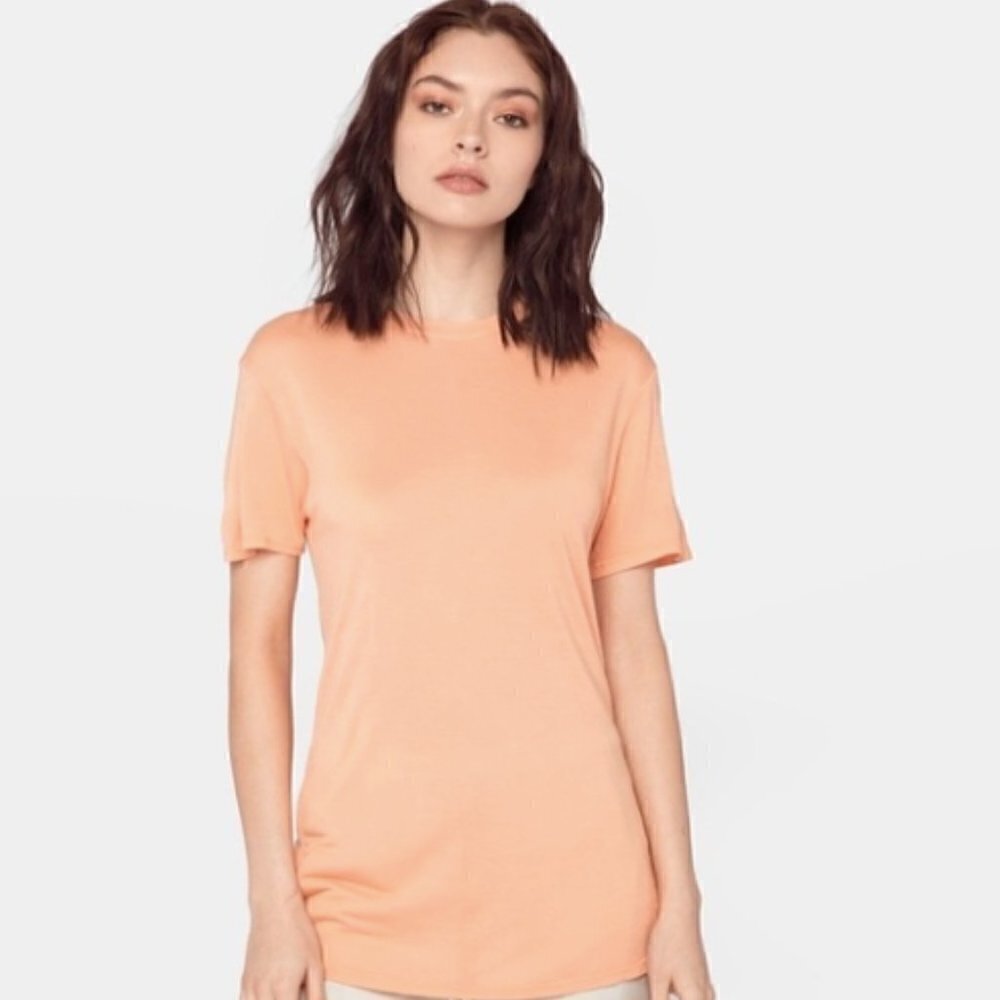 TALENTLESS‎ Women's Modal Peach T-shirt SZ M